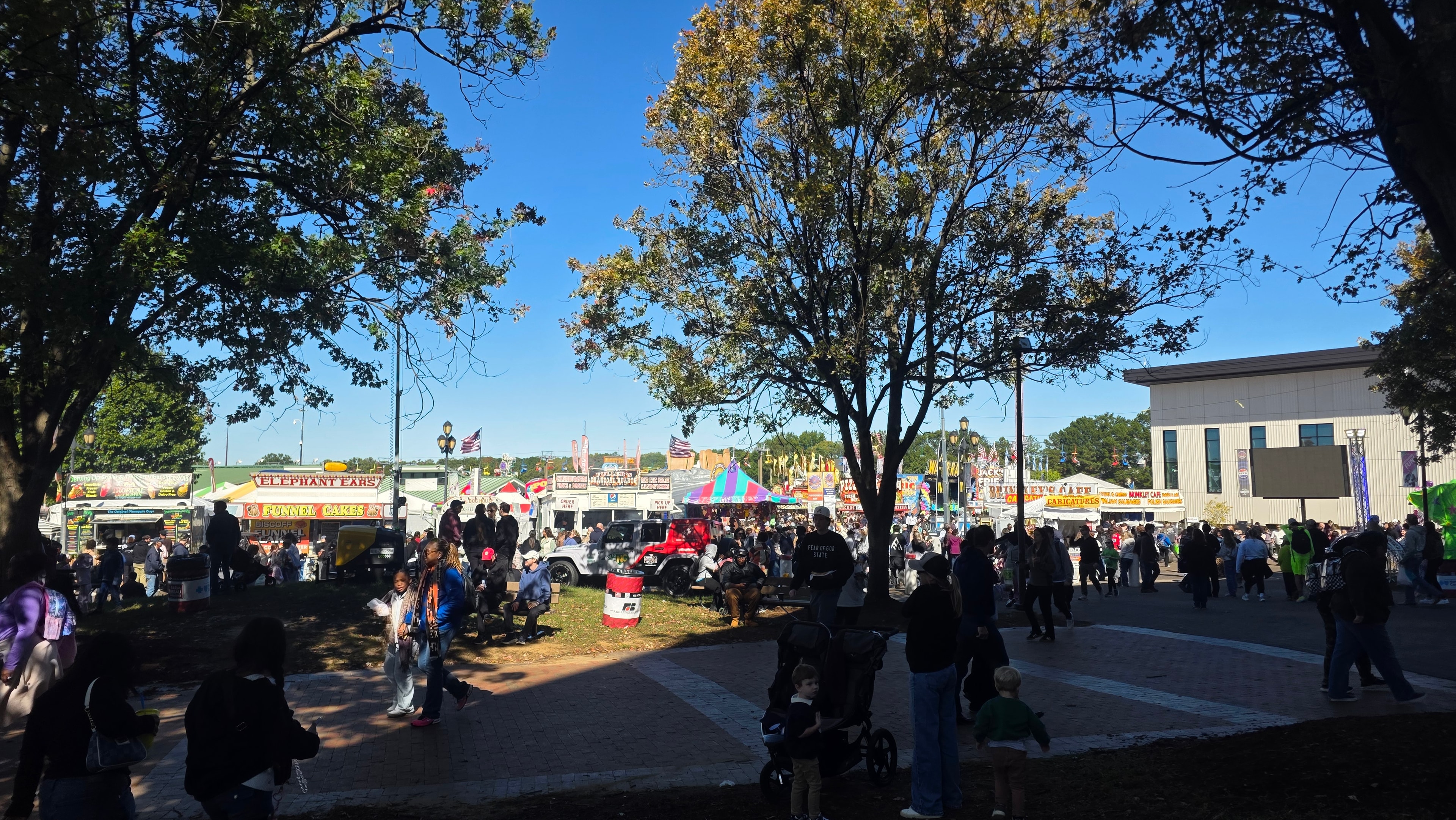 NC State Fair 2026 — food vendors and crowds